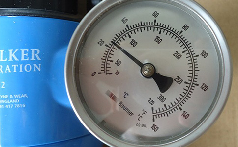 WALKER壓縮空氣加熱器的溫度表